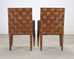 Set of Four John Hutton for Donghia Block Island Cane Armchairs