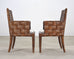 Set of Four John Hutton for Donghia Block Island Cane Armchairs