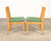 Set of Four John Hutton Bielecky Block Island Cane Dining Chairs