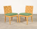 Set of Four John Hutton Bielecky Block Island Cane Dining Chairs
