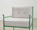 Set of Four French Mid-Century Iron Garden Lounge Dining Armchairs