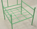 Set of Four French Mid-Century Iron Garden Lounge Dining Armchairs
