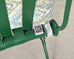 Set of Four O.W. Lee Wrought Iron Garden Patio Dining Armchairs