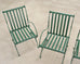 Set of Four O.W. Lee Wrought Iron Garden Patio Dining Armchairs