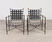 Set of Four Mario Papperzini Amalfi Adjustable Chain Lounge Chairs