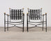 Set of Four Mario Papperzini Amalfi Adjustable Chain Lounge Chairs