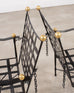 Set of Four Mario Papperzini Amalfi Adjustable Chain Lounge Chairs