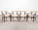 Set of Four T. H. Robsjohn-Gibbings Klismos Dining Armchairs