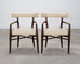 Set of Four T. H. Robsjohn-Gibbings Klismos Dining Armchairs