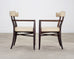 Set of Four T. H. Robsjohn-Gibbings Klismos Dining Armchairs