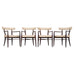 Set of Four T. H. Robsjohn-Gibbings Klismos Dining Armchairs