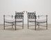 Set of Four Mario Papperzini Amalfi Iron Lounge Garden Chairs