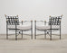 Set of Four Mario Papperzini Amalfi Iron Lounge Garden Chairs