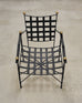 Set of Four Mario Papperzini Amalfi Iron Lounge Garden Chairs