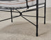 Set of Four Mario Papperzini Amalfi Iron Lounge Garden Chairs