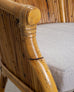 Set of Four McGuire Barrel Back Rattan Bamboo Dining Armchairs