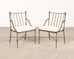 Set of Four Michael Taylor Montecito Patio Garden Dining Chairs