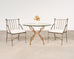 Set of Four Michael Taylor Montecito Patio Garden Dining Chairs