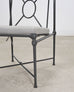 Set of Four RH Catalina Aluminum Patio Garden Dining Armchairs