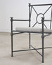 Set of Four RH Catalina Aluminum Patio Garden Dining Armchairs