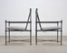 Set of Four RH Catalina Aluminum Patio Garden Dining Armchairs