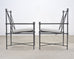 Set of Four RH Catalina Aluminum Patio Garden Dining Armchairs