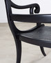 Set of Four Ralph Lauren Style Regency Caned Dining Armchairs