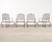 Set of Four Rose Tarlow Style Twig Iron Garden Dining Armchairs