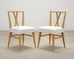 Set of Four Tommi Parzinger Mid-Century X-Back Dining Chairs