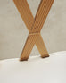 Set of Four Tommi Parzinger Mid-Century X-Back Dining Chairs