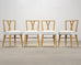 Set of Four Tommi Parzinger Mid-Century X-Back Dining Chairs