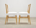 Set of Four Tommi Parzinger Mid-Century X-Back Dining Chairs