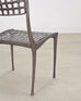 Set of Four Dan Johnson Brown Jordan Sol Y Luna Dining Chairs