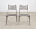 Set of Four Dan Johnson Brown Jordan Sol Y Luna Dining Chairs