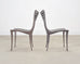 Set of Four Dan Johnson Brown Jordan Sol Y Luna Dining Chairs