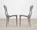 Set of Four Dan Johnson Brown Jordan Sol Y Luna Dining Chairs