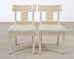 Set of Michael Taylor Neoclassical White Klismos Dining Chairs