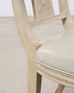 Set of Michael Taylor Neoclassical White Klismos Dining Chairs