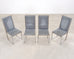 Set of Six Giacomo Sinopoli Italian Modernist Dining Chairs
