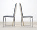 Set of Six Giacomo Sinopoli Italian Modernist Dining Chairs