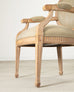 Set of Six Kreiss Louis XVI Style Cerused Oak Dining Armchairs