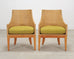 Set of Six McGuire Umbria Woven Rattan Cane Dining Armchairs