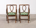 Set of Six McGuire Rattan Leona Loop Back Dining Chairs