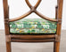 Set of Six McGuire Rattan Leona Loop Back Dining Chairs