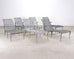 Set of Six Dan Johnson Brown Jordan Sol y Luna Chaise Lounges
