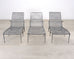 Set of Six Dan Johnson Brown Jordan Sol y Luna Chaise Lounges