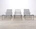 Set of Six Dan Johnson Brown Jordan Sol y Luna Chaise Lounges