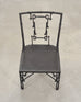 Set of Six Michael Taylor Bronzed Bamboo Garden Dining Chairs