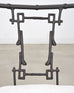 Set of Six Michael Taylor Bronzed Bamboo Garden Dining Chairs
