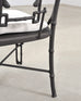 Set of Six Michael Taylor Bronzed Bamboo Garden Dining Chairs